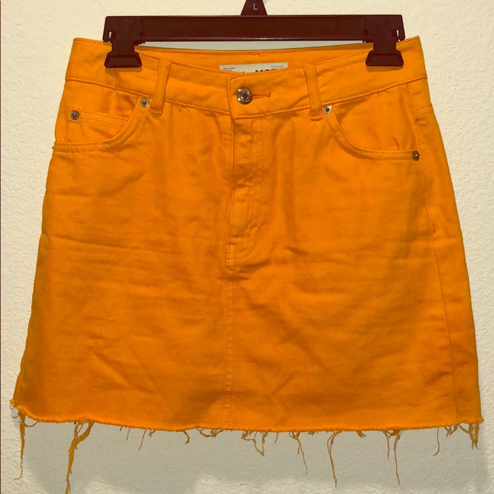 Mustard Yellow JEAN Skirt (2 Piece Set)